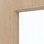 Detailansicht des Lichtausschnitts von GARANT Objektinnentür Authentic Achat GCK08 mit Lichtausschnitt LA-4 schlossseitig