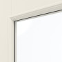Detailansicht des Lichtausschnitts von GARANT Schiebetür Como Weißlack mit Lichtausschnitt CKL3 Sprosse SP4