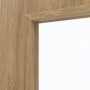 Detailansicht des Lichtausschnitts von CLASSEN Schiebetür 4.11 Hickory Eiche CPL mit Lichtausschnitt