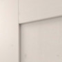 Detailansicht der Fräsung von Innentür-Set TM-16 Fichte astig weiß Massivholz mit Zarge und Drücker