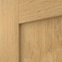 Detailansicht der Fräsung von Innentür TM-6 Eiche astarm Massivholz