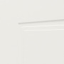 Detailansicht der Fräsung von JELD-WEN Schiebetür Contour 4FS Brillantweiß ähnlich RAL 9016 ExpertLack