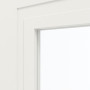 Detailansicht des Lichtausschnitts von Innentür-Set Cofi 32 LA-02 reverse Weißlack RAL 9016 mit Zarge und Drücker - Deine Tür