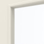 Detailansicht des Lichtausschnitts von Innentür-Set Linea 01 LA-02 reverse Weißlack mit Zarge und Drücker