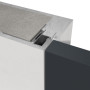 Detailansicht des Querschnitts von HÖRMANN Innentür-Set Zeroline RAL 7016 Anthrazitgrau Lack stumpfeinschlagend mit Zarge und Drücker