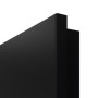 Detailansicht der runden Kante von Schwarz RAL 9005 LA-11 Lack ProLine Innentür - Hörmann