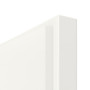 Detailansicht der Reverse-Kante von Innentür-Set Cofi 41 LA-02 reverse Weißlack RAL 9016 mit Zarge und Drücker - Deine Tür