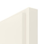 Detailansicht der Kante von Innentür-Set Linea 04 LA-04 reverse Weißlack mit Zarge und Drücker