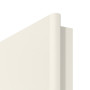 Detailansicht der Segmentkante von Klassik Weiß RAL 9010 Westalack Innentür Lineo Typ 3602-Lb - Westag