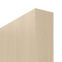 Detailansicht der stumpfen Kante von GARANT Schiebetür Authentic Sand CePaL mit Lichtausschnitt LA-3 Sprosse SP10