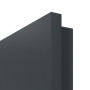 Detailansicht der eckigen Kante von Anthrazit RAL 7016 LA 24 bandseitig ProLine Lack Innentür - Hörmann