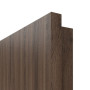 Detailansicht der eckigen Kante von HÖRMANN Innentür Alpineiche Duradecor ProLine mit Lichtausschnitt LA 5
