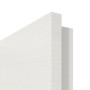 Detailansicht der eckigen Kante von GARANT Objektinnentür Quer Authentic Bianco CePaL mit Lichtausschnitt LA-DIN