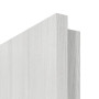 Detailansicht der eckigen Kante von GARANT Objektinnentür Authentic Grigio CePaL mit Lichtausschnitt LA-11