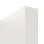 Detailansicht der stumpfen Kante von GARANT Schiebetür Corona 730 Quer Authentic Bianco CePaL mit Lichtausschnitt LA-4 mittig