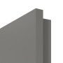 Detailansicht der eckigen Kante von GARANT Zimmertür Aura 851 Matt Staubgrau 7037 G-TEC