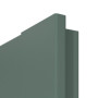 Detailansicht der eckigen Kante von CLASSEN Innentür Frame 5.7 Uni Green Dekorfolie mit Lichtausschnitt