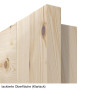 Detailansicht der Oberfläche von Loft XX Kiefer Massivholz Innentür - Radex