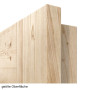 Detailansicht der Oberfläche von Typ 6002-SP10 Fichte Massivholz Innentür - Radex