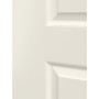 Detailansicht der Fräsung von LEBO Wohnungseingangstür Formelle 20 Weißlack