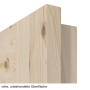 Detailansicht der rohen Oberfläche von Innentür-Set Typ 6002 Kiefer Massivholz mit Zarge und Drücker - Radex