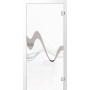 Bild von Sinus 2 Mattprint Glastür mit Motiv klar - Erkelenz