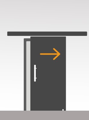 Schiebetür öffnet nach rechts