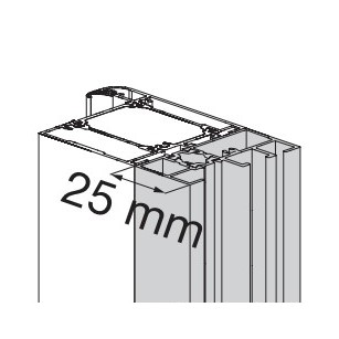 Verbreiterungsprofil 25 mm