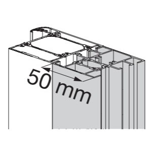 Verbreiterungsprofil 50 mm