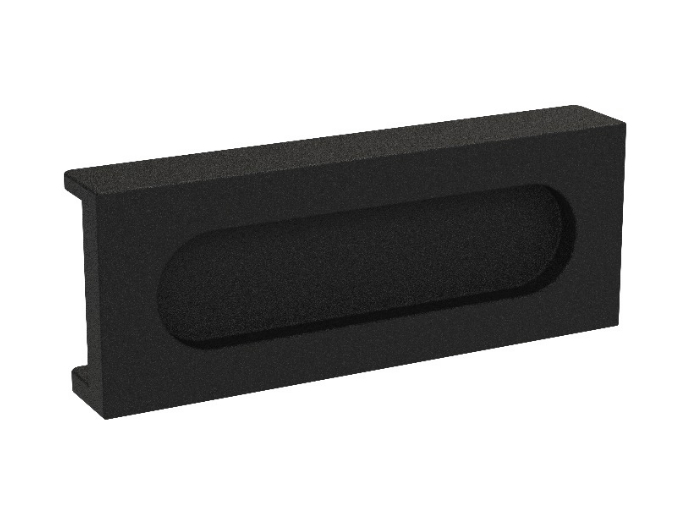 Produktbild Schiebetürmuschel Cubo schwarz